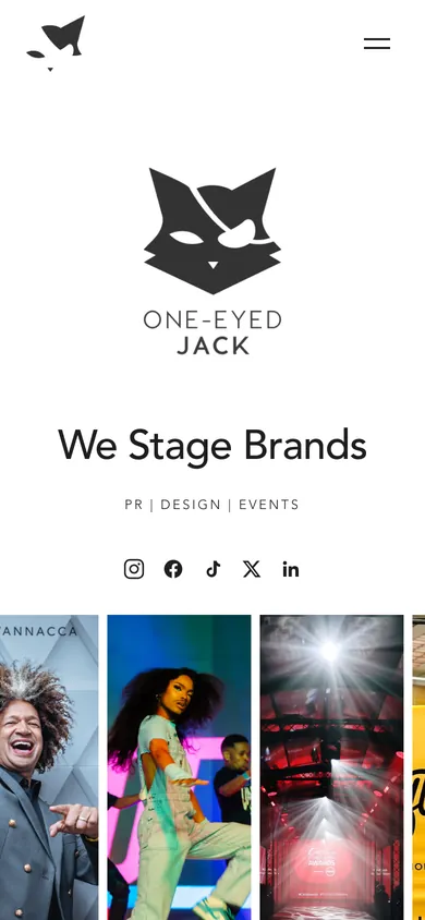 One-eyed Jack on a phone