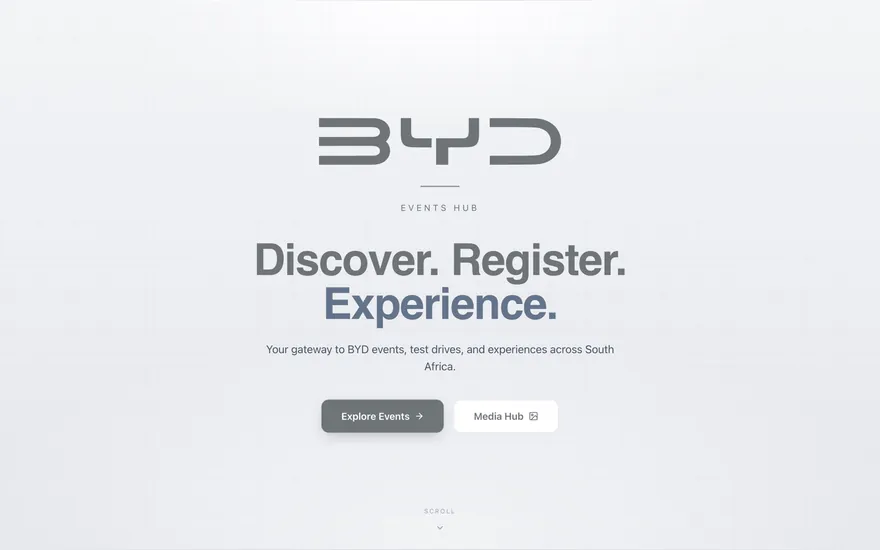 BYD Media Hub on a computer screen